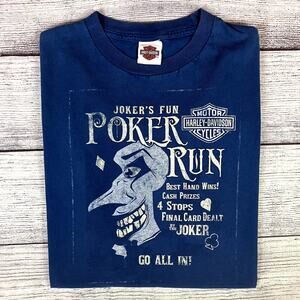 2010 Harley Davidson Motorcycles Joker's Fun Run T-shirt